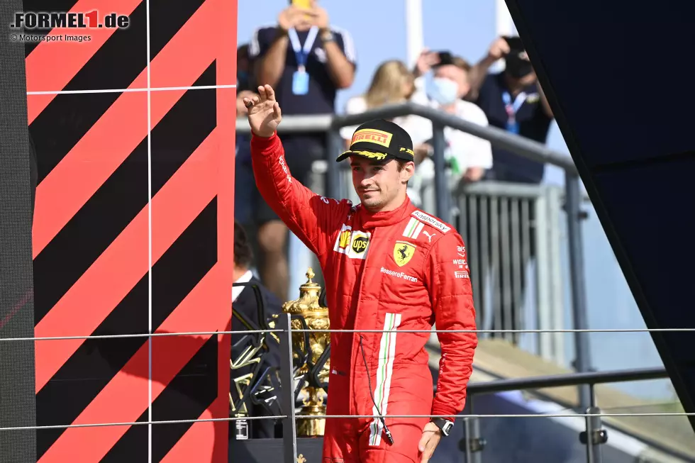 Foto zur News: Charles Leclerc (1): Alles richtig gemacht. Sehr viel mehr gibts nicht zu sagen. In Qualifying, Sprint und Grand Prix jeweils das Maximum erzielt. P2 ist für ihn keine Niederlage, sondern ein Erfolg.