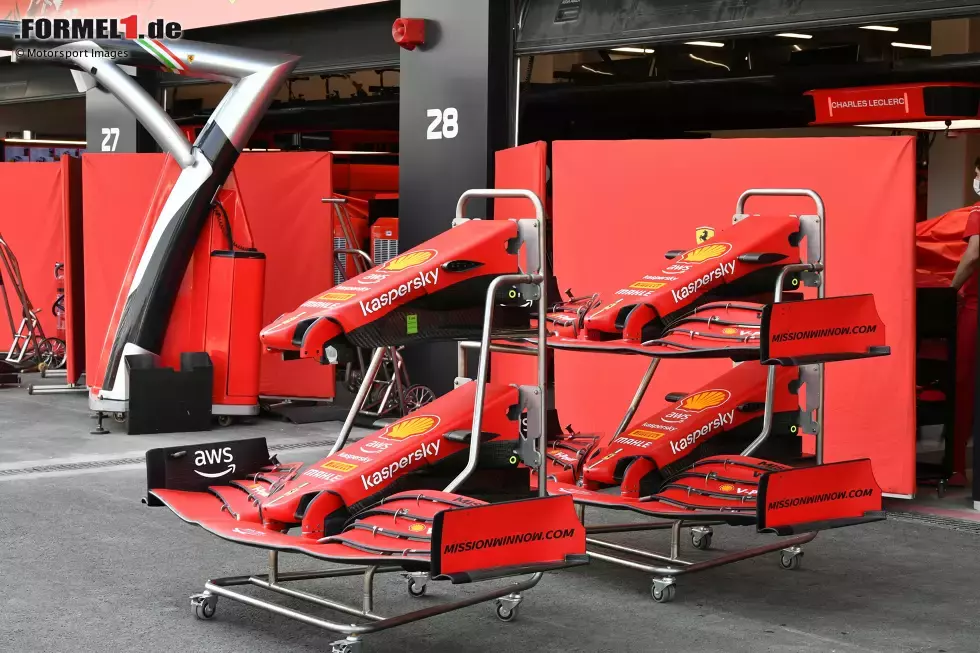 Foto zur News: Ferrari SF21: Frontflügel