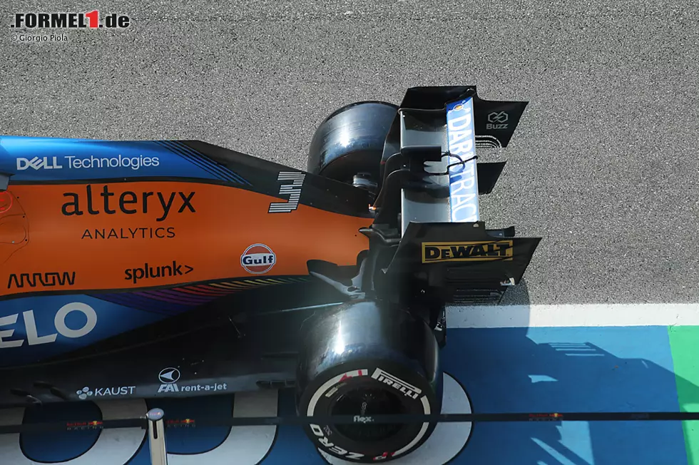 Foto zur News: McLaren MCL35M: Unterboden und Heckflügel