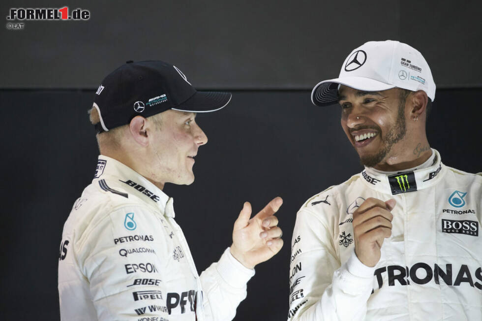 Foto zur News: Valtteri Bottas - Nach dem heißen Duell gegen Rosberg kommt 2017 mit Bottas deutlich mehr Ruhe bei Mercedes rein. Das dürfte auch daran liegen, dass der Finne Hamilton nur punktuell ärgern kann, über eine ganze Saison aber nie eine Chance hat. Fünfmal so viele Siege holt Hamilton. So klar hängt er sonst nur Kovalainen ab.