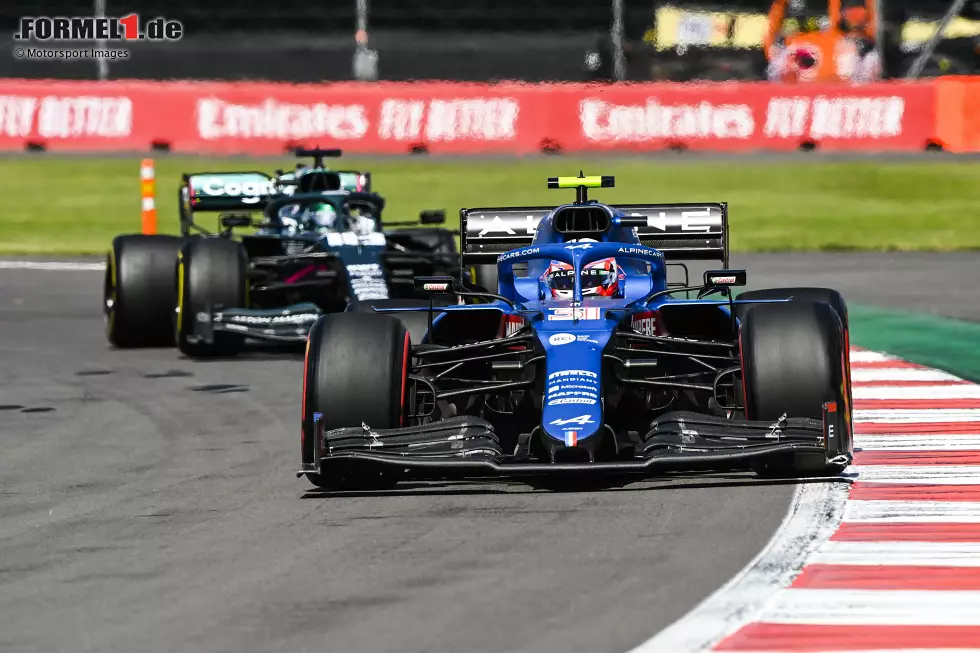 Foto zur News: Esteban Ocon (3): Im Qualifying schneller als Alonso - was ihm wegen seiner Strafe aber nichts brachte. Im Rennen dann mit einer riskanteren Strategie von Startplatz 19 unauffällig auf P13 gefahren. So wirklich gut war das Wochenende nicht, es hätte aber auch schlechter sein können. Macht am Ende eine 3.