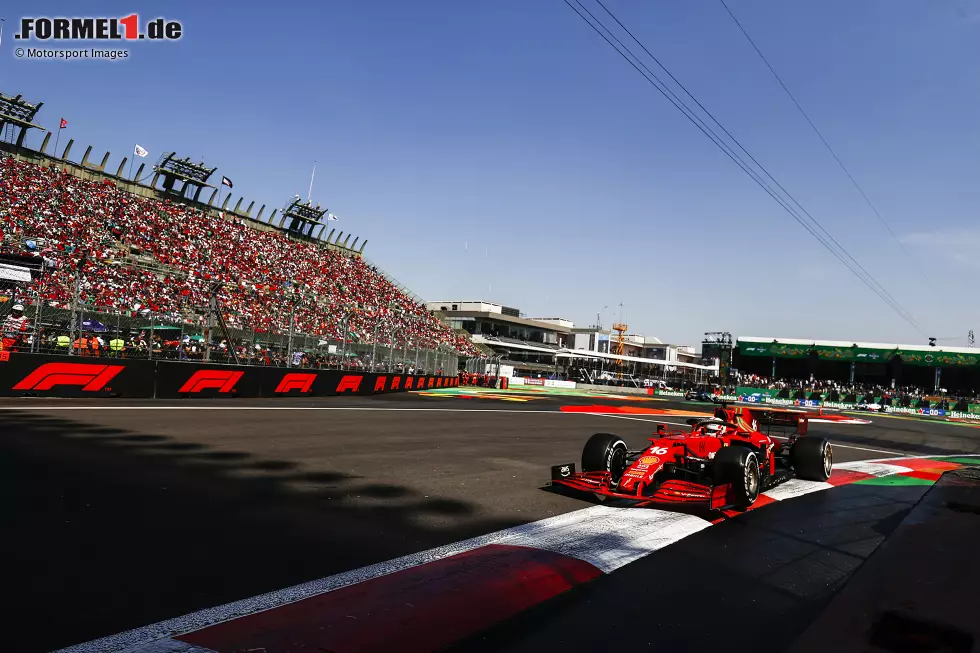 Foto zur News: Charles Leclerc (3): P5 am Ende ist ein ordentliches Ergebnis. So richtig hat er uns am Wochenende aber trotzdem nicht überzeugt: Crash in FT1, im Qualifying langsamer als der Teamkollege und im Rennen zunächst nicht auf eine Teamorder reagiert. All diese Kleinigkeiten sorgen am Ende dafür, dass das für uns keine 2 mehr ist.