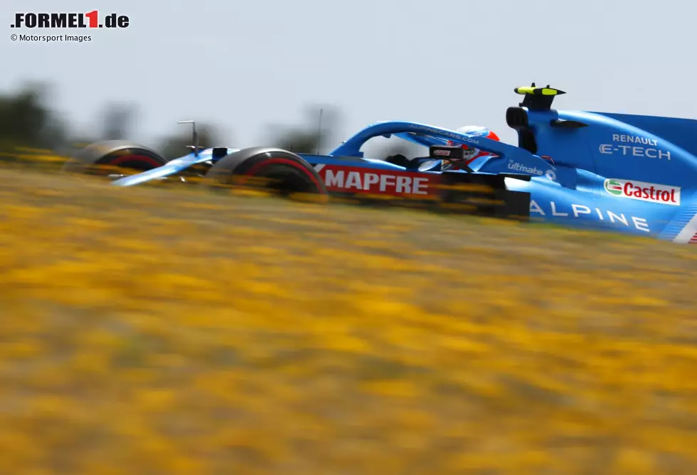 Foto zur News: Esteban Ocon (2): Auch der zweite Alpine-Pilot hat uns dieses Mal überzeugt. Stark natürlich vor allem P6 im Qualifying, P7 im Rennen ebenfalls mehr als ordentlich. Ein Redakteur hätte nach einem fehlerfreien Wochenende sogar die 1 gezogen, doch der Mehrheit fehlte dafür am Ende das gewisse Extra.