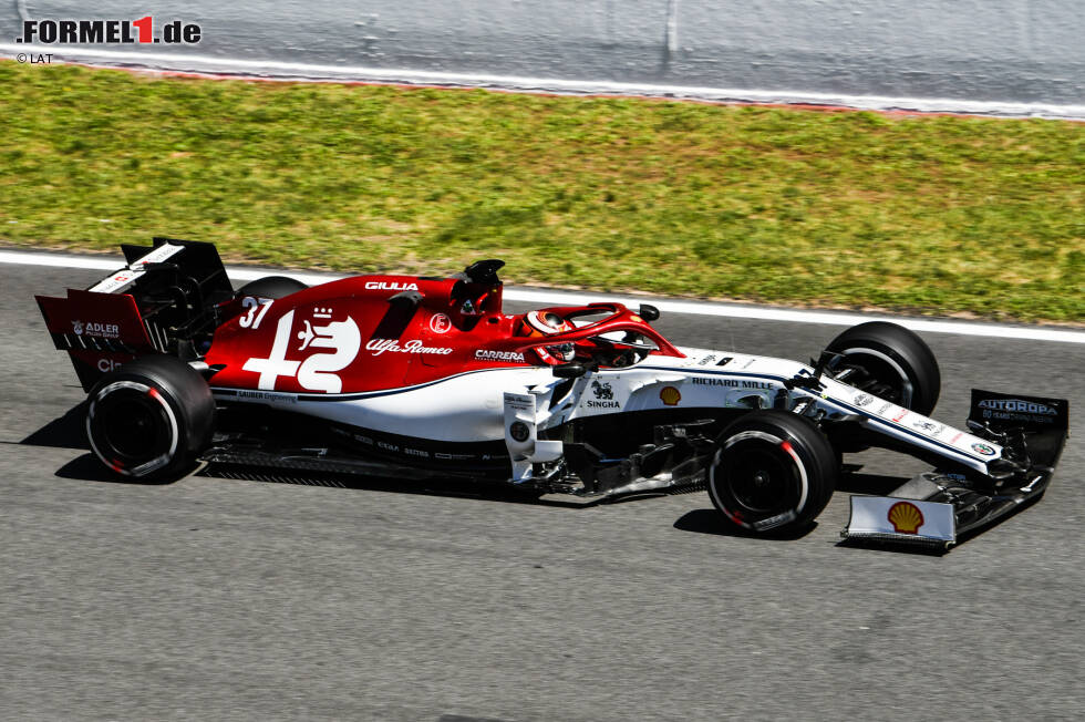 Foto zur News: 2019: Alfa-Romeo-Ferrari C38 / Fahrer: Kimi Räikkönen, Antonio Giovinazzi