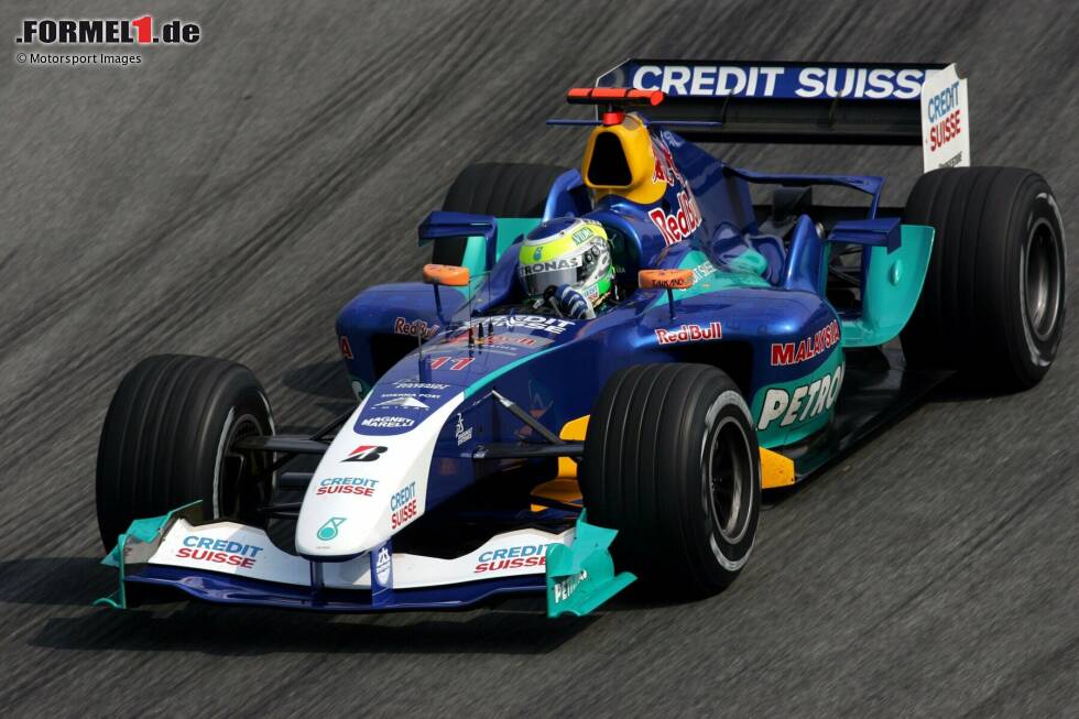 Foto zur News: 2004: Sauber-Ferrari C23 / Fahrer: Giancarlo Fisichella, Felipe Massa