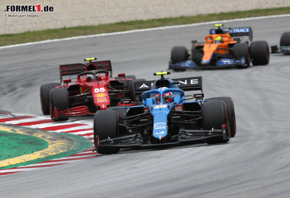 Foto zur News: Esteban Ocon (2): Starkes Qualifying mit P5, im Rennen konnte er das unter anderem wegen einer schlechteren Strategie nicht halten. Trotzdem als Neunter immerhin noch zwei WM-Punkte auf völlig heruntergefahrenen Reifen gerettet. Dazu Alonso deutlich im Griff gehabt. Das würdigen wir entsprechend mit unserer Note.