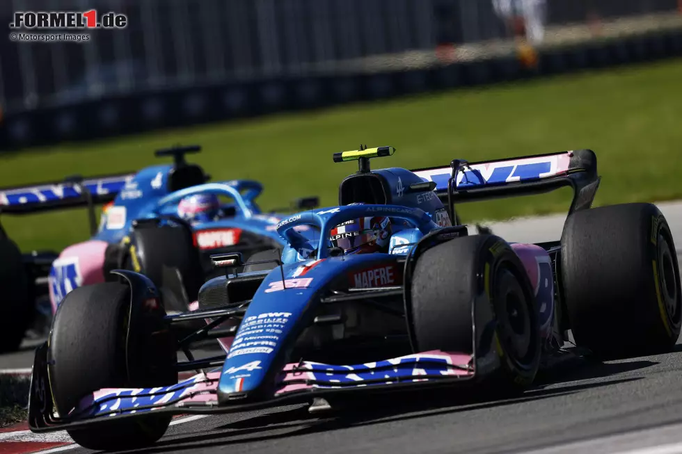 Foto zur News: Esteban Ocon (3): Am Ende als Sechster &quot;Best of the Rest&quot;. Das täuscht aber nicht darüber hinweg, dass der Teamkollege an diesem Wochenende deutlich schneller war. Ohne Probleme wäre Alonso weiter vorne gelandet, was Ocons auf dem Papier gutes Ergebnis ziemlich relativiert.