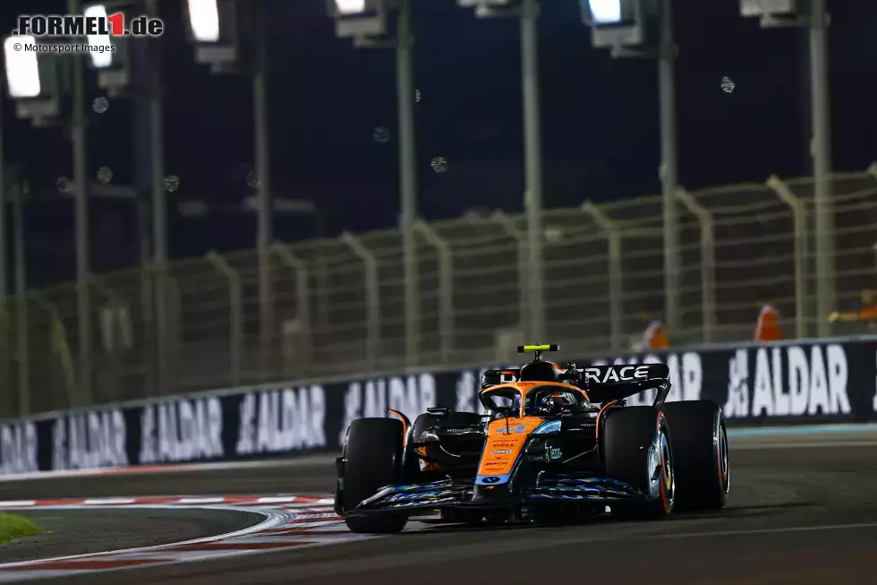 Foto zur News: ... Lando Norris im McLaren MCL36, der &quot;best of the rest&quot; wird auf P7. Die große Überraschung in den Top 10 des Qualifyings aber ist ...