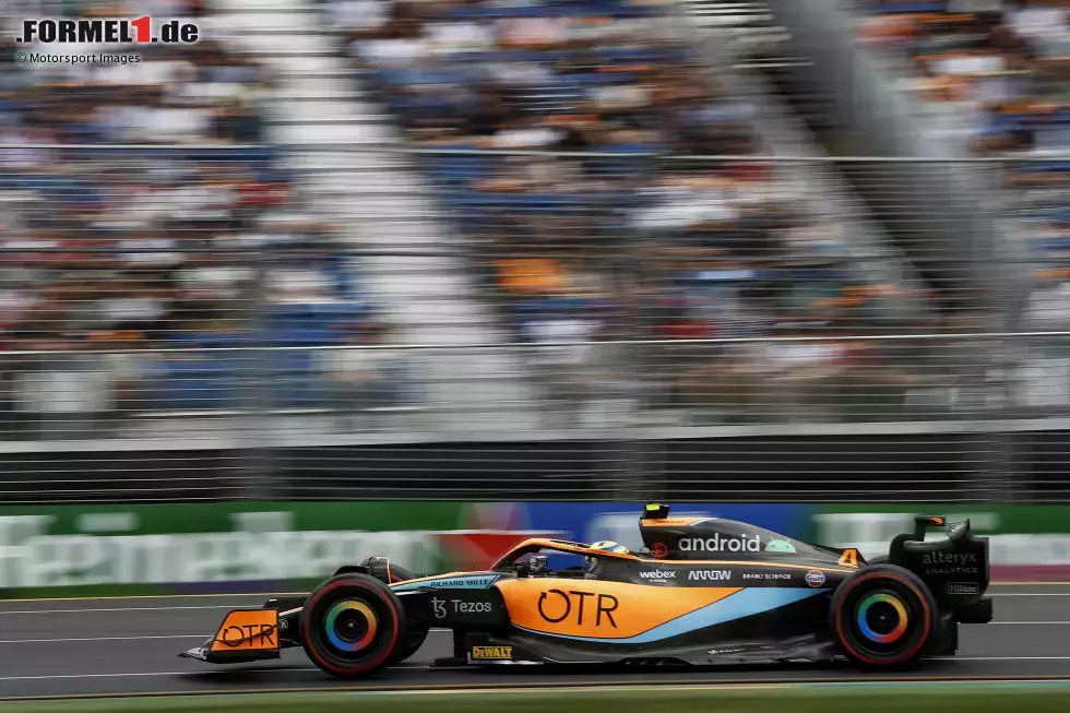 Foto zur News: ... hat McLaren, denn Lando Norris und Daniel Ricciardo fahren beide unter die Top 10. Mehr noch: Norris sichert sich mit P4 einen Platz in der zweiten Startreihe, und das völlig überraschend. Damit steht er ...