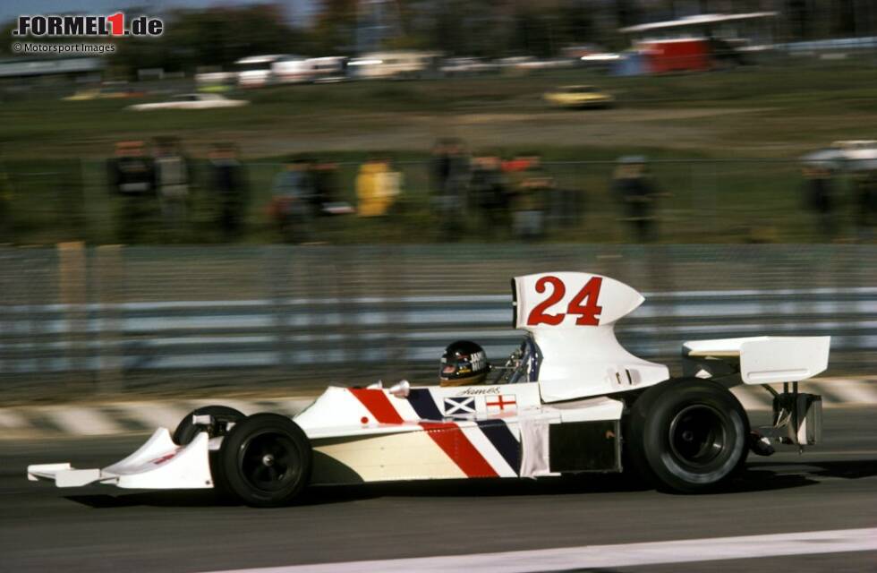 Foto zur News: ... der Hesketh 308B sein, mit dem James Hunt die Formel-1-Saison 1975 bestritten hat. Hunt erzielte den einzigen Sieg für das britische Privatteam, das teilweise freiwillig auf Sponsorengelder verzichtete - und schließlich aufgeben musste.