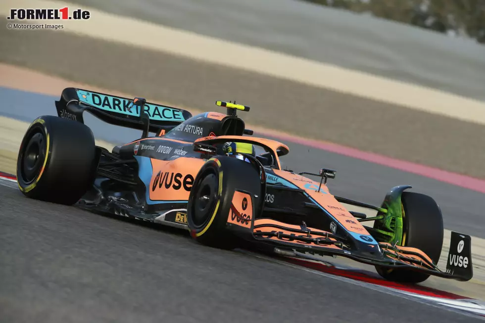 Foto zur News: ... ein zusätzlicher Einsatz von Teamkollege Lando Norris, der alle drei Testtage im Alleingang bestreitet, weil Ricciardo gar nicht fahren kann.