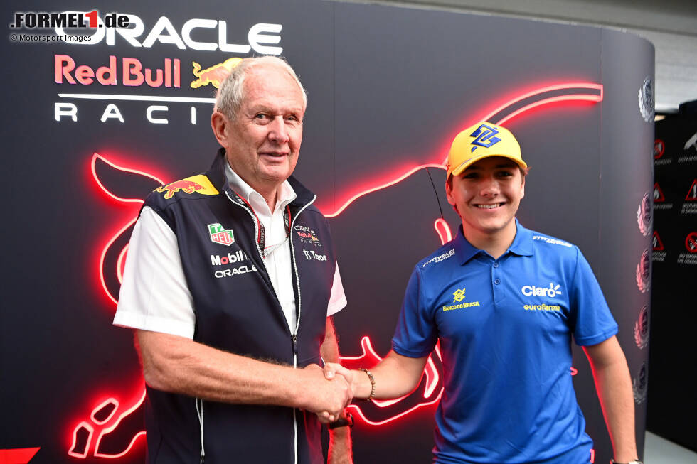 Foto zur News: Ganz frisch bei Red Bull ist Enzo Fittipaldi. Der Enkel von Ex-Weltmeister Emerson Fittipaldi fuhr 2022 noch nicht unter dem Bullen-Banner, überzeugte bei Underdog Charouz mit Platz acht aber so, dass er ab sofort unter Vertrag steht und 2023 zum besseren Carlin-Team wechseln kann.