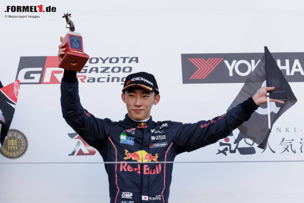 Foto zur News: Weitere Red-Bull-Junioren im Formelsport: Ren Sato (im Bild, Zwölfter in der SuperFormula), Souta Arao (Dritter in der Französischen Formel 4), Yuto Nomura (Siebter in der Französischen Formel 4) sowie Enzo Tarnvanichkul (Kartsport).