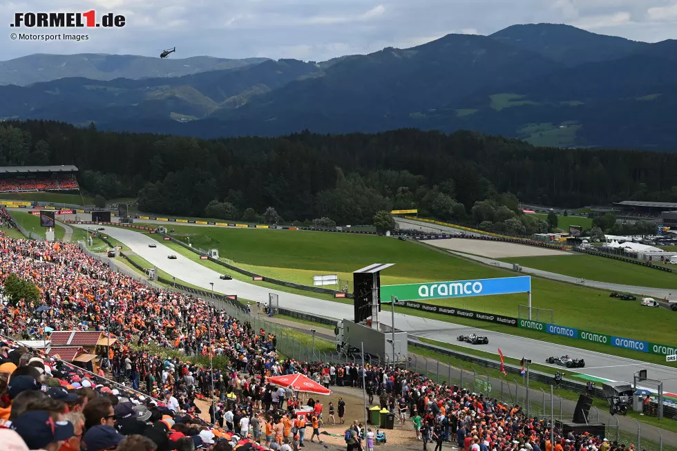 Foto zur News: 10. Spielberg, Österreich (2. Juli 2023) - 2020 und 2021 gab es das Rennen in der Steiermark jeweils zweimal, mittlerweile reicht aber auch wieder eine Austragung. Der Ende 2022 verstorbene Dietrich Mateschitz hatte einen großen Anteil daran, dass der Red-Bull-Ring seit 2014 wieder im Kalender ist.