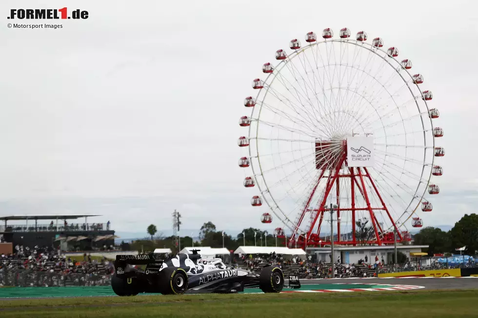 Foto zur News: 17. Suzuka, Japan (24. September 2023) - Fragt man die Formel-1-Piloten nach ihrer Lieblingsstrecke, sagen viele Suzuka. Die Strecke mit ihren tückischen S-Kurven ist im Auto ein Hochgenuss, allerdings sind Kurven wie die 130R leider keine Herausforderung mehr. Auch Überholen ist hier nur schwer möglich.