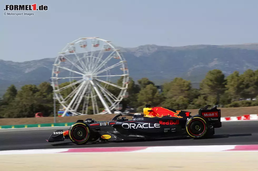 Foto zur News: ... wirkt Ferrari ebenfalls stark, aber Red Bull kann mithalten. Insgesamt aber dürfte Verstappen in Le Castellet leicht im Hintertreffen sein, genau wie ...