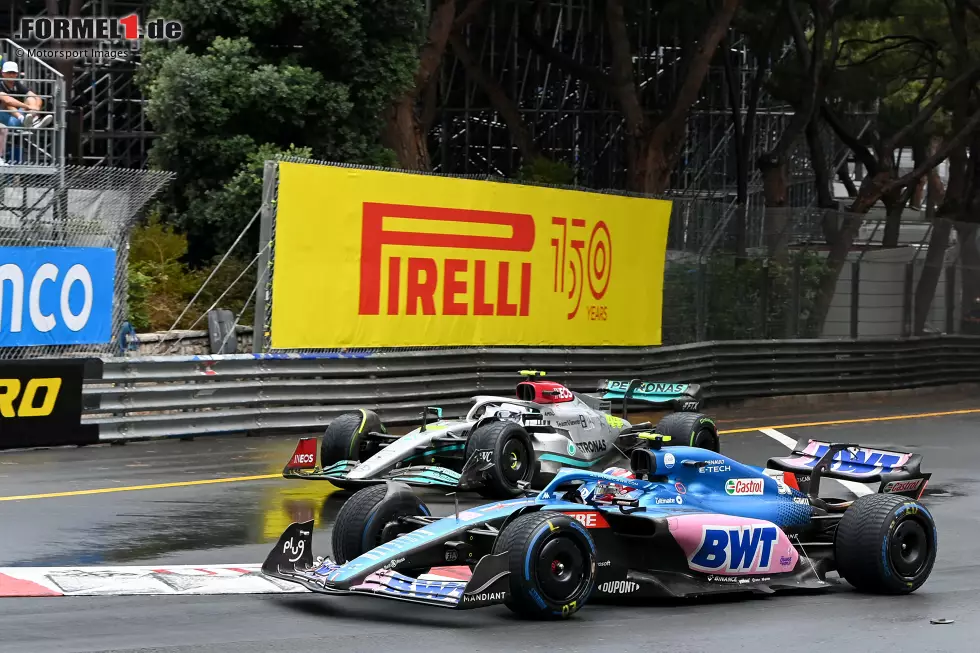 Foto zur News: Esteban Ocon (4): Sieht gegen Alonso in Monaco kein Land: Acht Zehntel fehlen im Qualifying! Im Rennen fängt sich Ocon nach zu hartem Vorgehen gegen Hamilton eine Zeitstrafe ein, die ihn Punkte kostet. Unnötig!