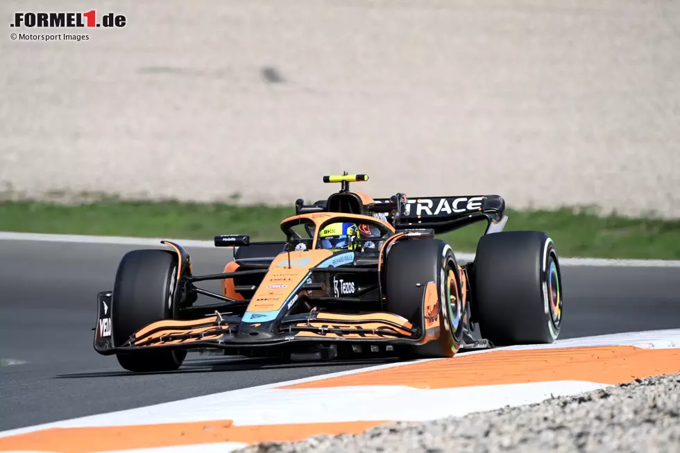 Foto zur News: Die von McLaren verwendeten vergrößerten Spiegel bedeuteten, dass das Team auf die üblichen Rahmen-Winglets verzichten musste.