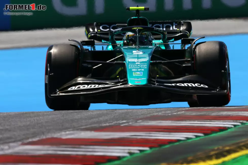 Foto zur News: ... macht im Qualifying keinen Stich im Aston Martin AMR22. Das britische Team verliert zum dritten Mal in Folge beide Autos schon in Q1. Der Speed ist einfach nicht da, weder bei Vettel noch bei Lance Stroll. Auch ...