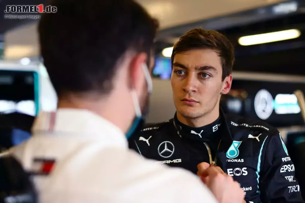 Foto zur News: George Russell (Mercedes): 1 Punkt - Kollision mit Carlos Sainz in Silverstone (1)