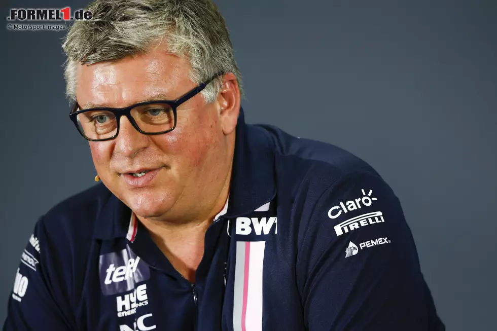 Foto zur News: Otmar Szafnauer wird erstmals Formel-1-Teamchef, als Force India im Sommer 2018 in die Insolvenz geschickt wird und als &quot;Racing Point Force India&quot; sofort neu aufersteht. Szafnauer führt den Rennstall ...