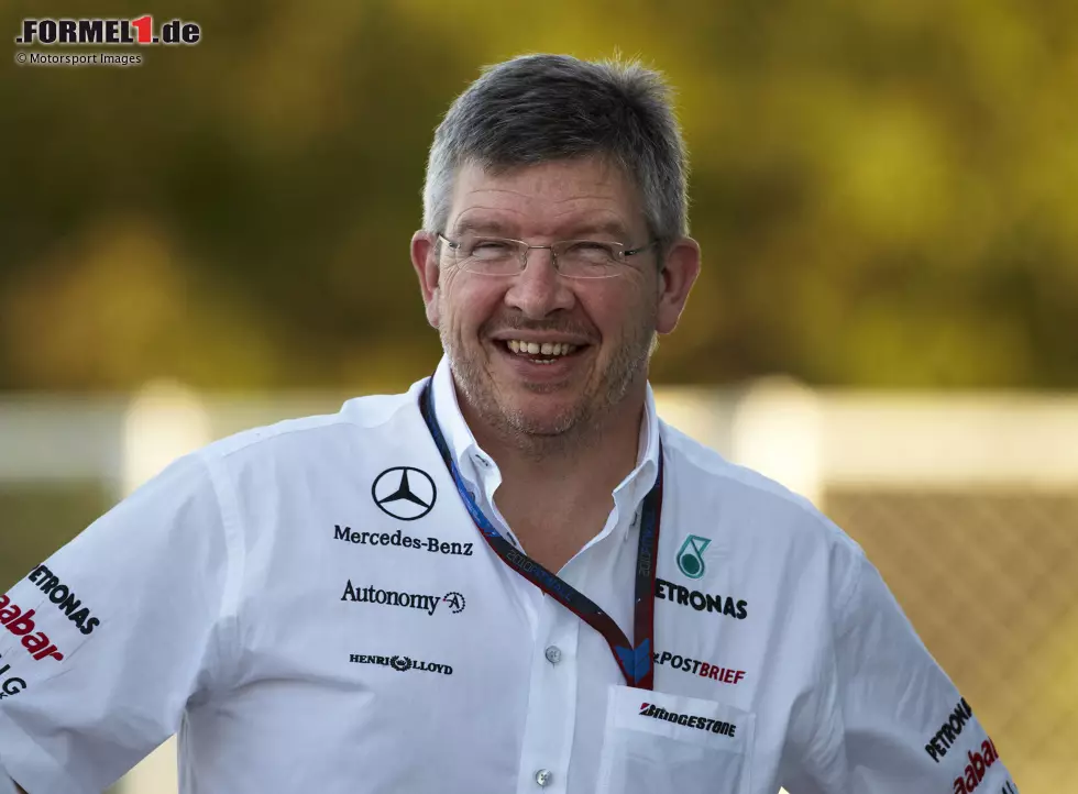 Foto zur News: ... bleibt Brawn als Teamchef dabei - zunächst: 2013, und damit noch vor der großen Mercedes-Dominanz, verabschiedet sich Brawn in den (vorläufigen) Ruhestand.