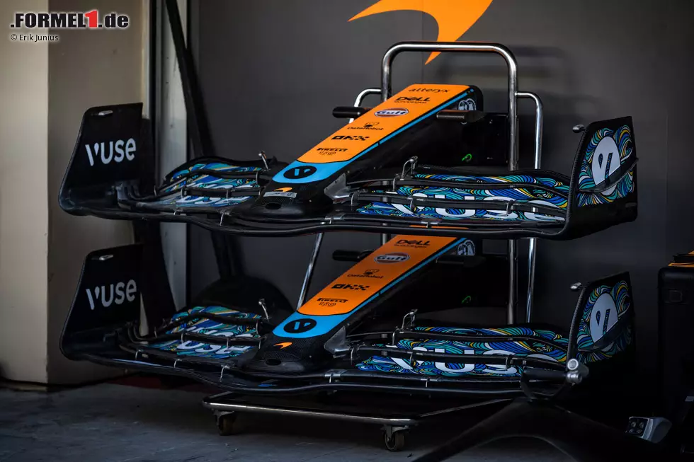 Foto zur News: McLaren MCL36: Frontflügel