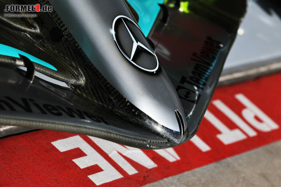 Foto zur News: Mercedes W13: Frontpartie