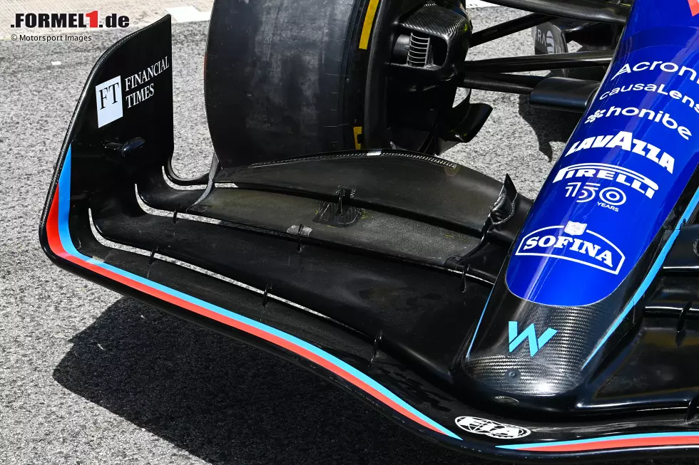 Foto zur News: Williams FW44: Frontflügel