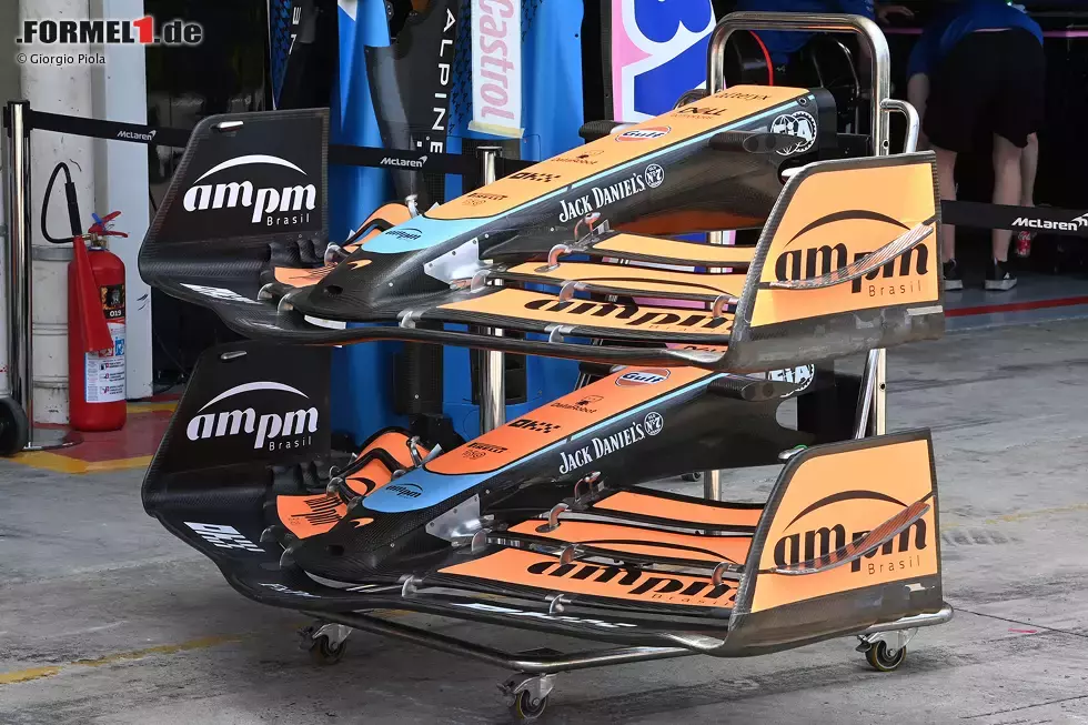 Foto zur News: McLaren MCL36: Frontflügel