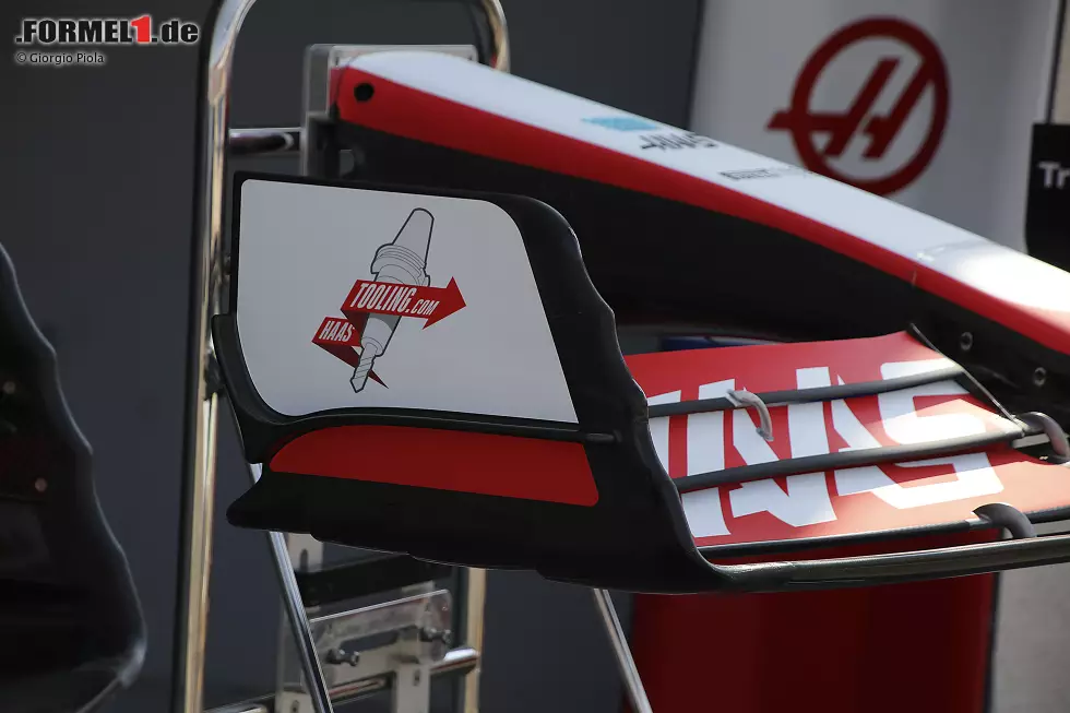 Foto zur News: Haas VF-22: Frontflügel-Endplatte