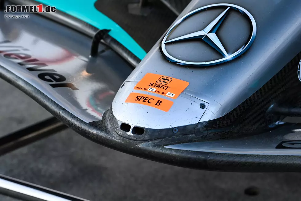 Foto zur News: Mercedes W13: Nase