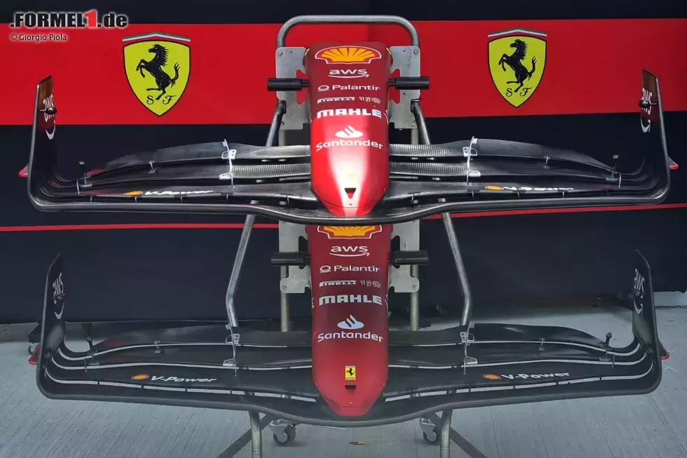 Foto zur News: Ferrari F1-75: Frontflügel