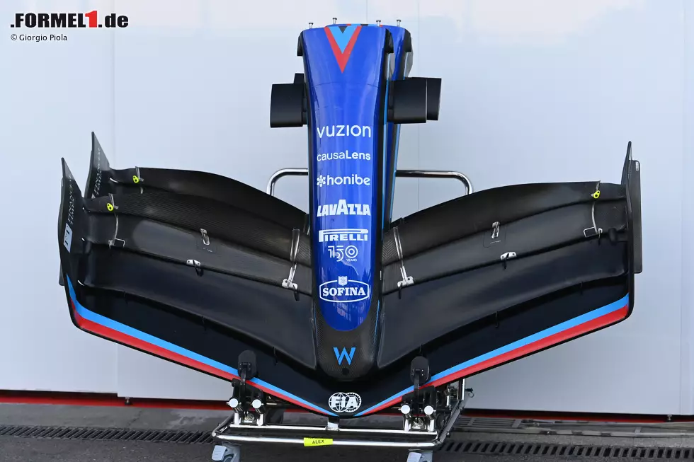 Foto zur News: Williams FW42: Frontflügel