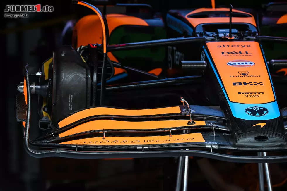 Foto zur News: McLaren MCL36: Frontflügel