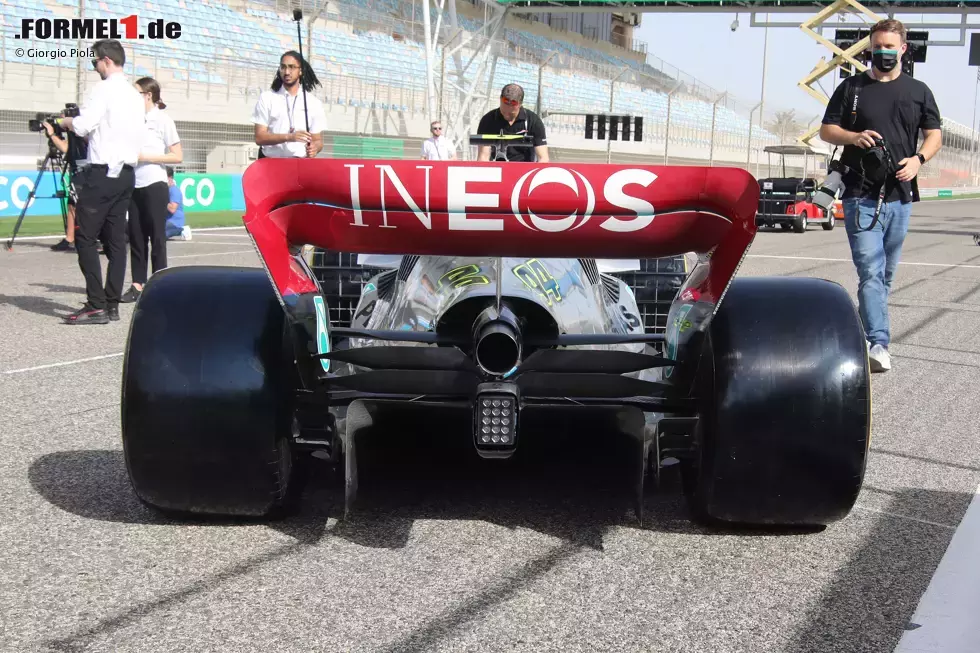 Foto zur News: Mercedes W13: Diffusor