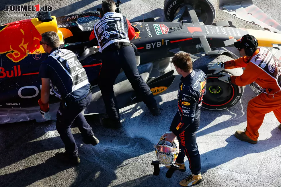 Foto zur News: Max Verstappen (2): Haderte am ganzen Wochenende mit der Balance des RB18 und hatte ziemlich zu kämpfen. Holte im Qualifying mit P2 das Maximum heraus, im Rennen wäre es wohl das gleiche Ergebnis geworden. Für eine 1 fehlte uns am Ende aber ein &quot;besonderer Moment&quot;.