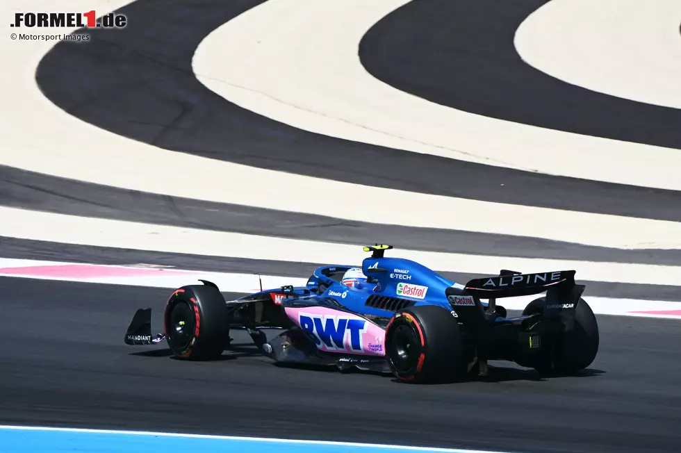 Foto zur News: Esteban Ocon (4): Punkte beim Heimrennen, aber das kann man im Alpine auch erwarten. Abziehen müssen wir das Aus in Q2 und die Kollision mit Tsunoda, die das Rennen des Japaners ruiniert hat. Gesteht auch selbst, dass er am Wochenende zu kämpfen hätte. Für eine 3 war uns das etwas zu wenig.