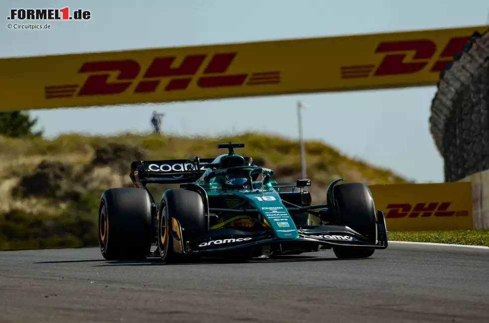 Foto zur News: Lance Stroll (2): Hätte er am Samstag keinen Defekt in Q3 gehabt, wäre wohl sogar noch mehr als Startplatz zehn möglich gewesen. Unter dem Strich ein fehlerfreies Wochenende von ihm und am Ende ein verdienter Punkt für P10. Das kann man im Aston Martin durchaus einmal würdigen!