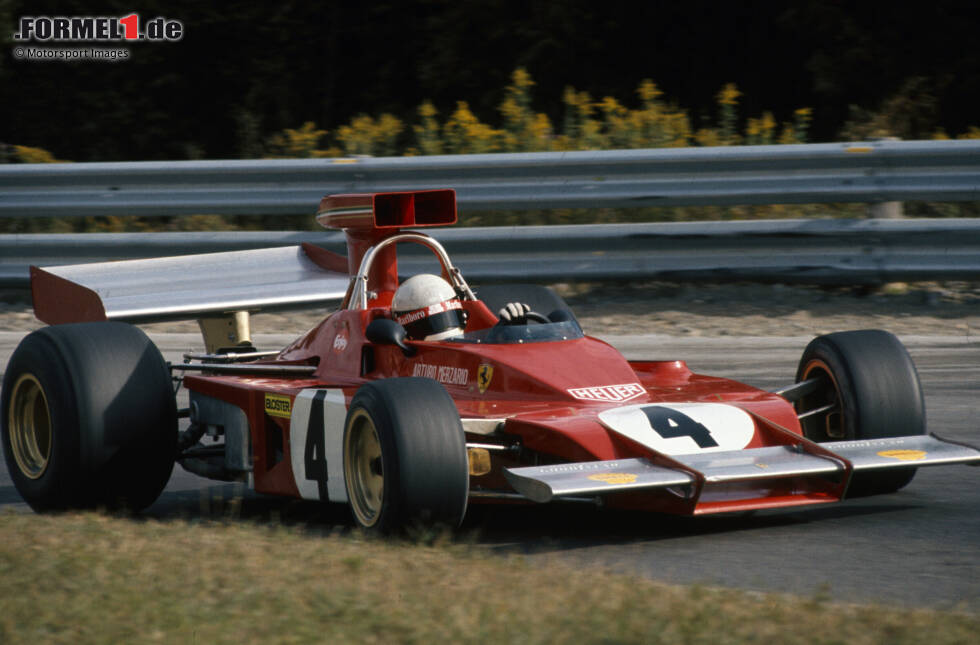 Foto zur News: Ferrari 312B2: Jacky Ickx (Belgien), Arturo Merzario (Italien)