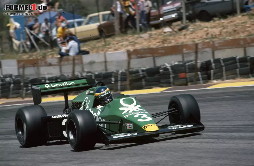 Foto zur News: Tyrrell-Ford 012: Michele Alboreto (Italien), Danny Sullivan (USA)