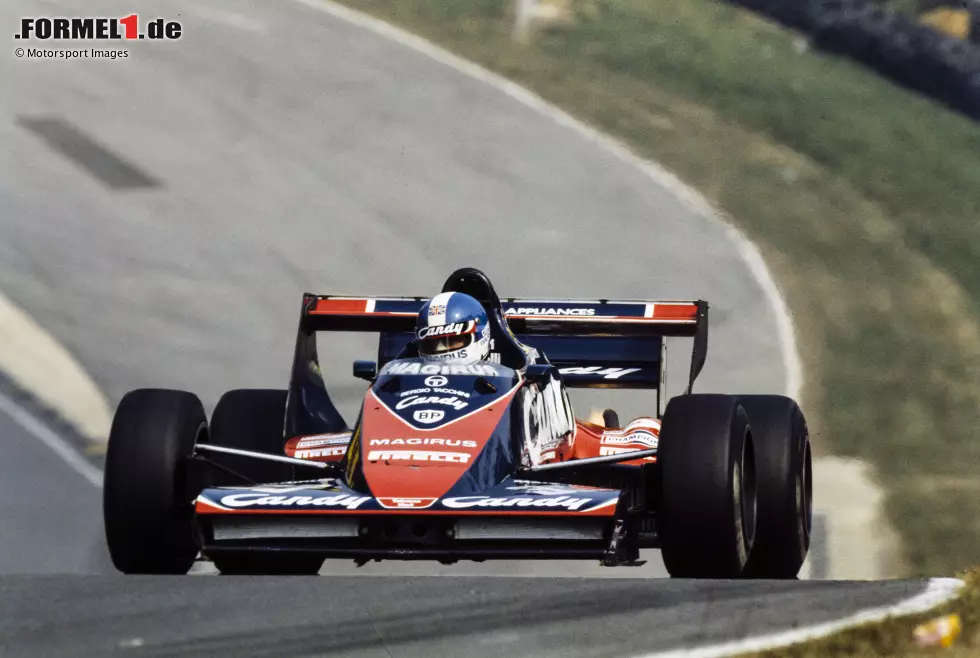 Foto zur News: Toleman-Hart TG183B: Derek Warwick (Großbritannien), Bruno Giacomelli (Italien)