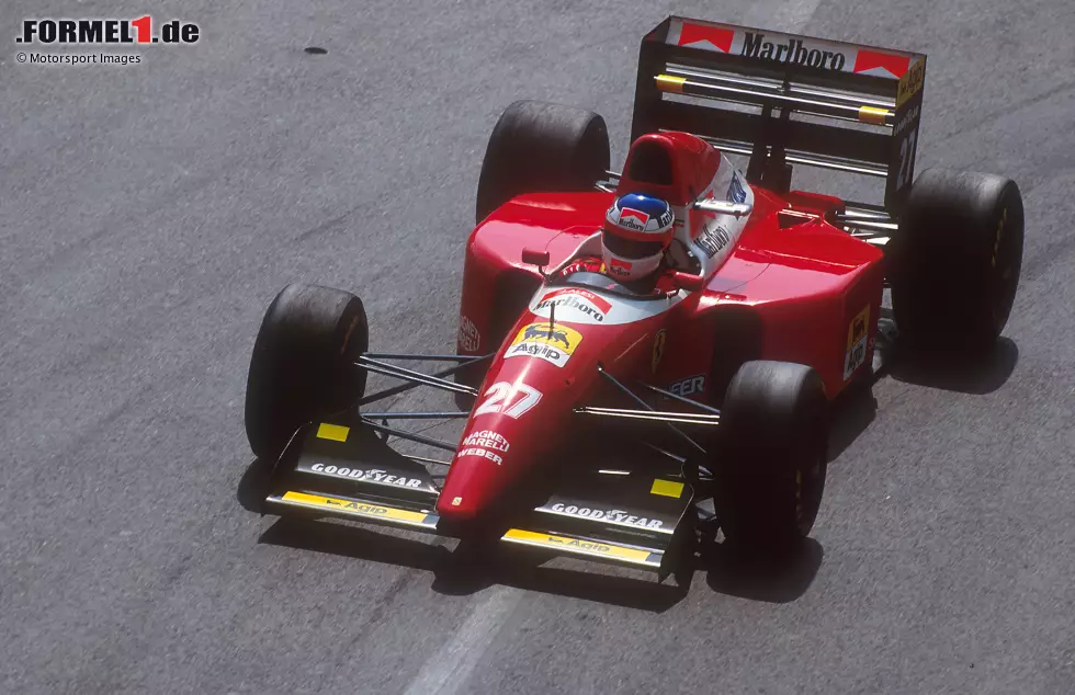 Foto zur News: Ferrari F93A: Jean Alesi (Frankreich), Gerhard Berger (Österreich)