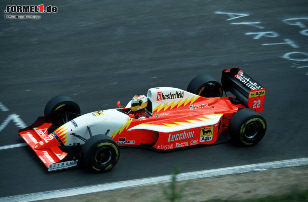 Foto zur News: Lola-Ferrari T93/30: Michele Alboreto (Italien), Luca Badoer (Italien)