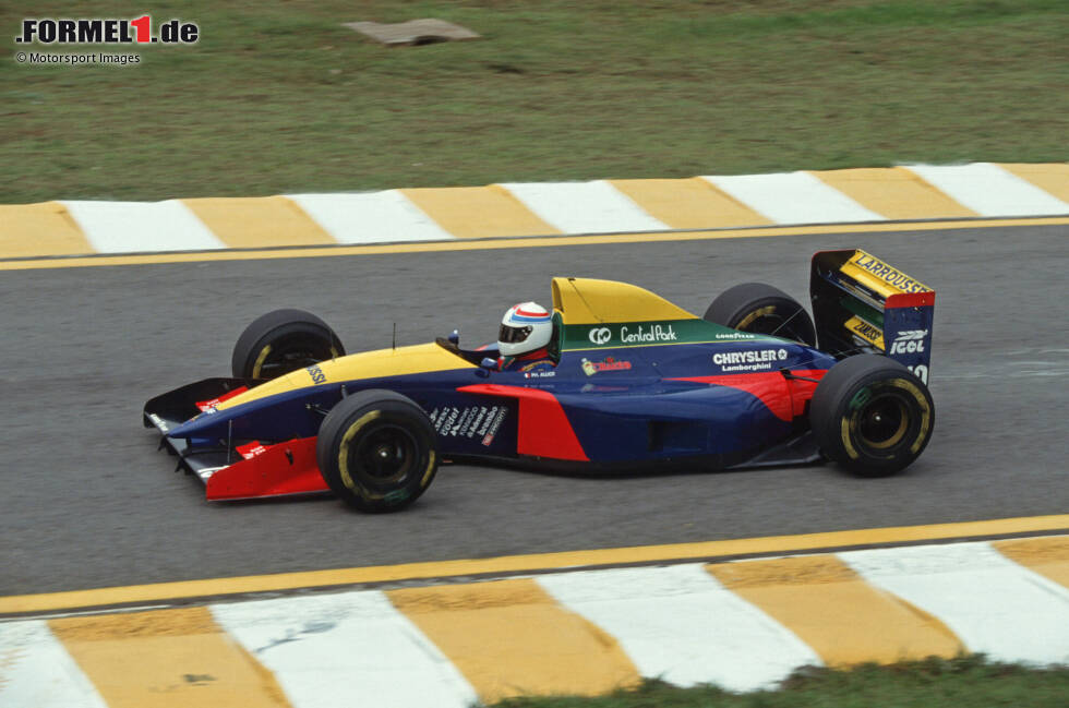 Foto zur News: Larrousse-Lamborghini LH93: Philippe Alliot (Frankreich), Erik Comas (Frankreich) und teilweise Toshio Suzuki (Japan)