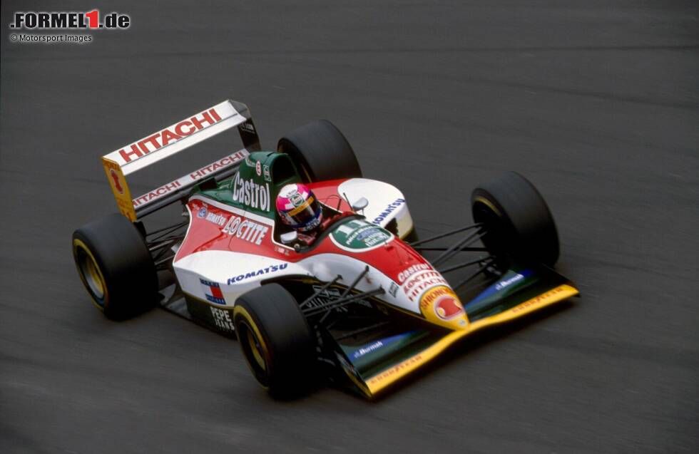 Foto zur News: Lotus-Ford 107B: Alessandro Zanardi (Italien), Johnny Herbert (Großbritannien) und teilweise Pedro Lamy (Portugal)