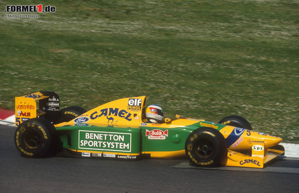 Foto zur News: Benetton-Ford B193: Michael Schumacher (Deutschland), Riccardo Patrese (Italien)