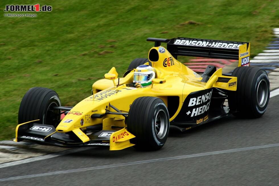 Foto zur News: Jordan-Ford EJ13: Giancarlo Fisichella (Italien), Ralph Firman (Irland) und teilweise Zsolt Baumgartner (Ungarn)