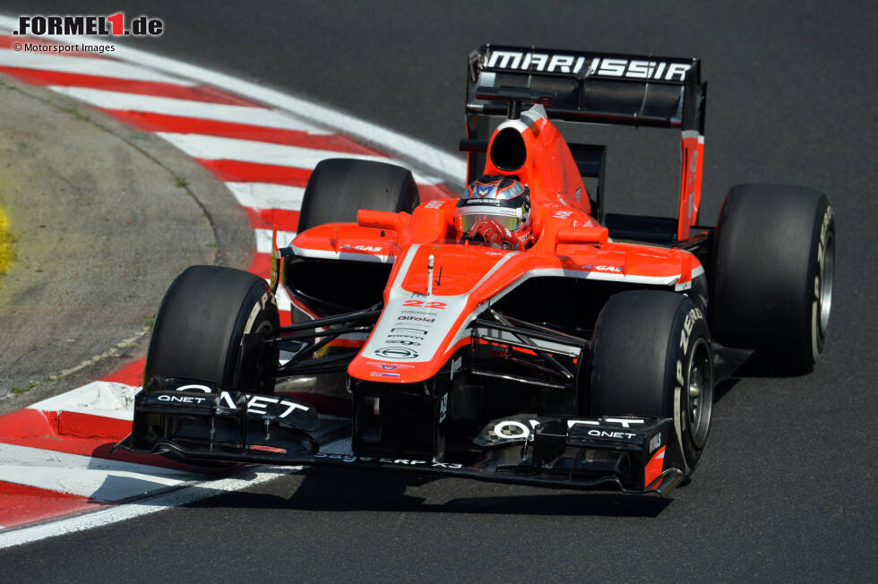 Foto zur News: Marussia-Cosworth MR02: Jules Bianchi (Frankreich), Max Chilton (Großbritannien)