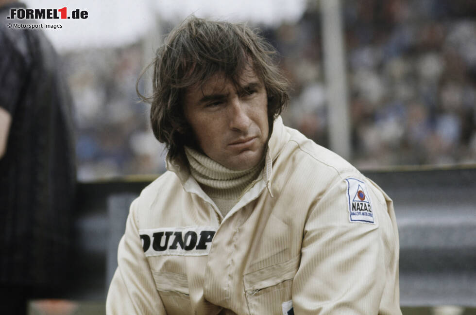 Foto zur News: Jackie Stewart (Großbritannien): Mit Matra gewinnt Stewart 1969 seinen ersten Titel. 1971 legt er einen zweiten nach, wieder unter der Regie von Teamchef Ken Tyrrell, dann aber im Team, das dessen Namen trägt. 1973 wird Stewart auf Tyrrell zum dritten Mal Weltmeister und tritt am Saisonende zurück.